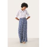 Casual Broek - Oceana Graphic Print - Blauw - Easy Fit