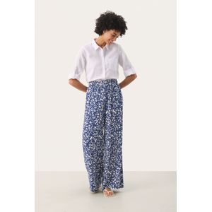 Casual Broek - Oceana Graphic Print - Blauw - Easy Fit