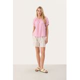 Blouse - Effen - Blouseshirt - Normale Pasvorm - Kwartmouw