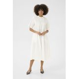 Jurk - Feminine Spring Gardenia - Wit - Midi Lengte