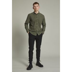 Overhemd met lang mouwen MAtrostol Regular fit khaki