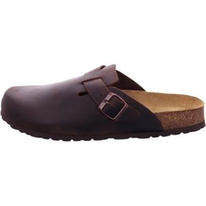 Instapper - Zwart - Geolied Leder - Muiltjes