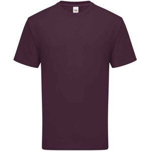 Fruit Of The Loom Heren Ringgesponnen Premium T-Shirt (Donkere Pruim)