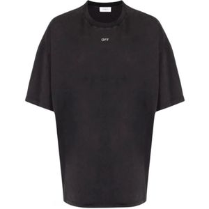 Off-White St Matthew Oversized Black T-Shirt - Maat L