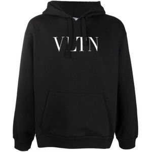 Valentino VLTN Print Black Hoodie