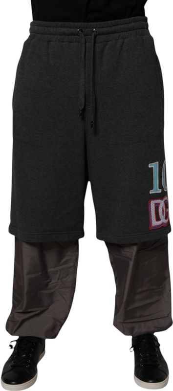 Gelaagde Sweatpants Met Geborduurd Logo