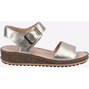 Hush Puppies - Ellie - Leren Sandalen - Zwart