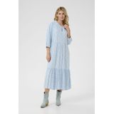 Jurk A-shape Blue Yellow Small Floral blue multi