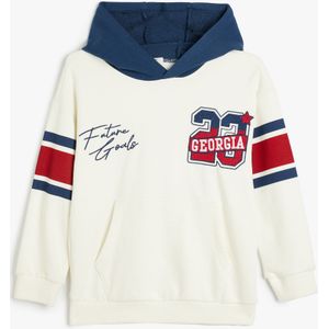 Koton SWEATSHIRTS Capuchon kraag geborduurd Sweatshirt