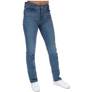 Levi's 312 Modellerende Rechte Jeans - Denim - Dames - Maat 31 Lang