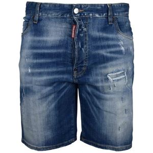 Dsquared2 - Marine Short - Blauw - Sportbroek