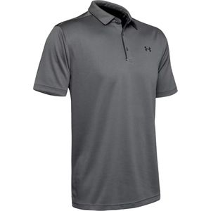 Under Armour Heren Tech Poloshirt (Grafiet/Zwart)