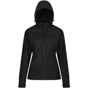 Regatta Dames/dames Venturer 3-lagige Membraan Soft Shell Jacket (Zwart) - Maat 48