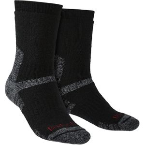 Bridgedale - Heren Outdoor Merino Wol Kniesokken - Zwart