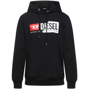 Diesel S-Girk-Hood-Cuty zwarte hoodie