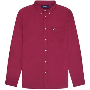 Lyle & Scott Effen heren overhemd Oxford (Bourgondië)