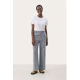 Casual broek Classic fit Navy Structure navy blue