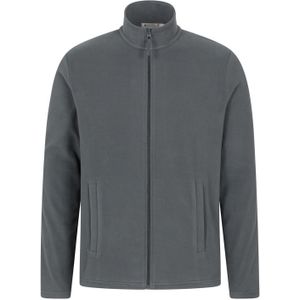 Mountain Warehouse Heren Raso Full Zip Fleece Top (Donkergrijs)