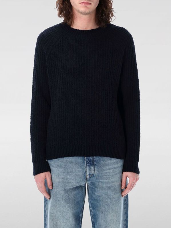 Waffle Gebreide Ronde Hals Trui