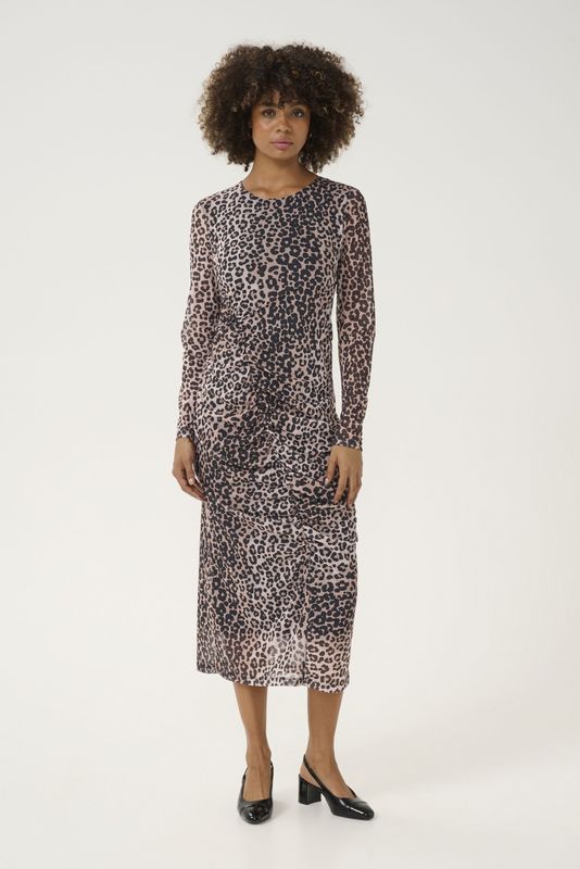 CULTURE - Attie Melida - Nauwsluitende Jurk - Zwart