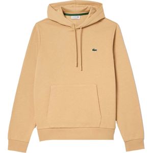 Lacoste Heren Organic Cotton Full Zip Hoodie (Beige)