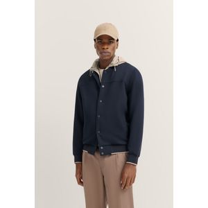 Bugatti - Sweatjack - Met Sportieve Collegekraag - Windbreakerfunctie