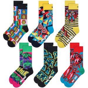 6-Pack Avengers Sokken Bundel Novelty Sokjes | Cadeau-idee