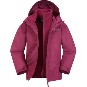Mountain Warehouse Kinder/Kids Fell 3 in 1 Jas (Roze)