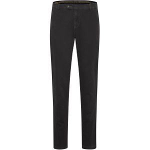 Chino - Donkergrijs - Met Paspel- en Steekzakken - Ritssluiting - Normale Pasvorm