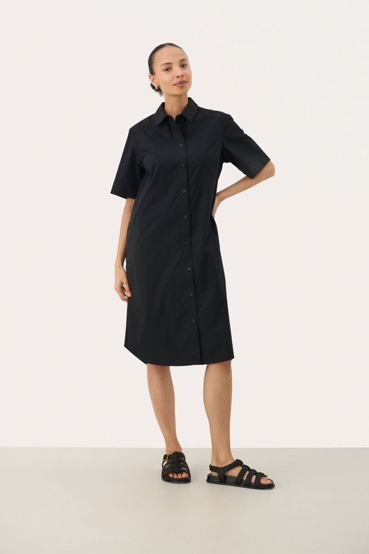 Jurk - Baggy Fit - Zwart