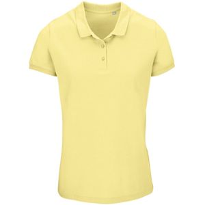 SOLS Dames/Dames Planet Piqué Biologisch Poloshirt (Lichtgeel)