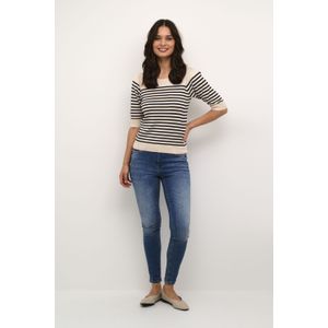 Pullover Classic fit white blue