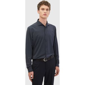 Chemise décontractée tricotée unie coupe décontractée