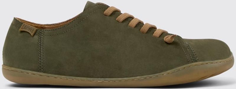 Sportschoenen - Effen - Leer/Suède - Wide Fit