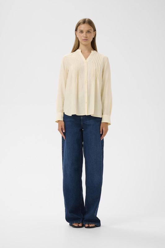 InWear, Dames, Blouses & Shirts, Beige, Maat: 2XS