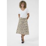 Rok - A-shape - Animal - Onder de Knie - 100% Linnen