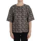 Dolce & Gabbana - Enchanted Sicily - Blouse - Grijs - Korte Mouwen