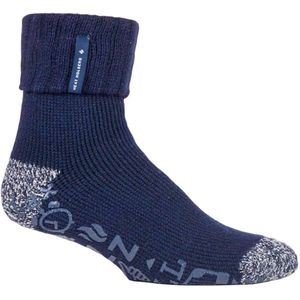 Heat Holders - Warme thermo pantoffelsokken voor heren - Marineblauw (Whittaker)