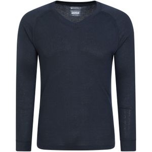 Mountain Warehouse Heren Talus V Hals Thermo Top (Marine)