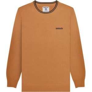 Lambretta Gebreide punttrui heren (Tabak/Navy)