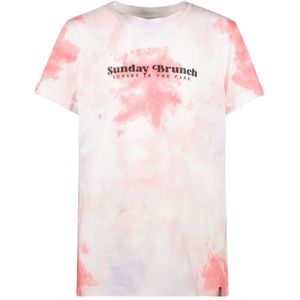 Cars Tie-dye T-shirt Roze - Maat 14-15J / 164-170cm