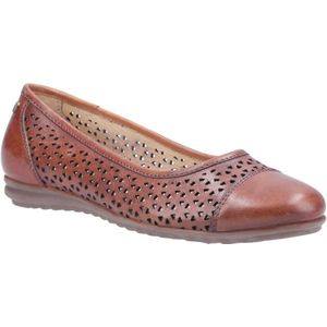 Hush Puppies Vrouwen/dames Leah Ballerina Lederpomp (Tan) - Maat 37