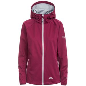 Trespass - Dames Sisely Waterdichte Softshell Jas (Bordeaux Rood) - Maat XS
