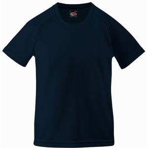 Fruit Of The Loom Kinder Unisex Performance Sportskleding T-shirt (Diep Marine)