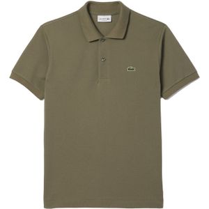 Lacoste Unisex Volwassen L.12.12 Pique Slim Poloshirt (Khaki Groen)