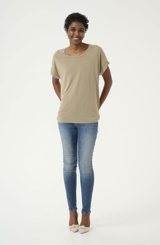 T-shirt Loose fit beige