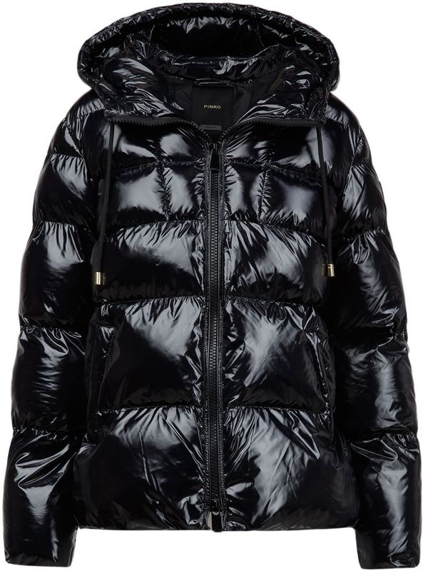 Pinko - Eleodoro Caban Jacket - Gewatteerde Jas - Zwart - Dames