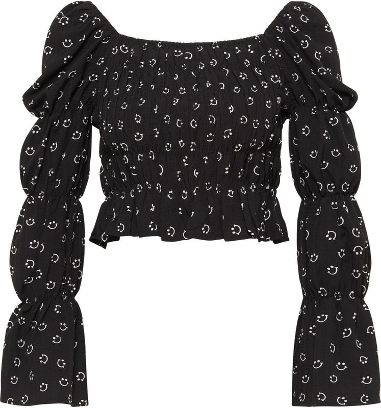 myMo - ROCKS - Longsleeve - All-over Print - Lachende Gezichten