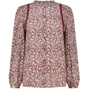 Fifth House gebloemde blouse rood