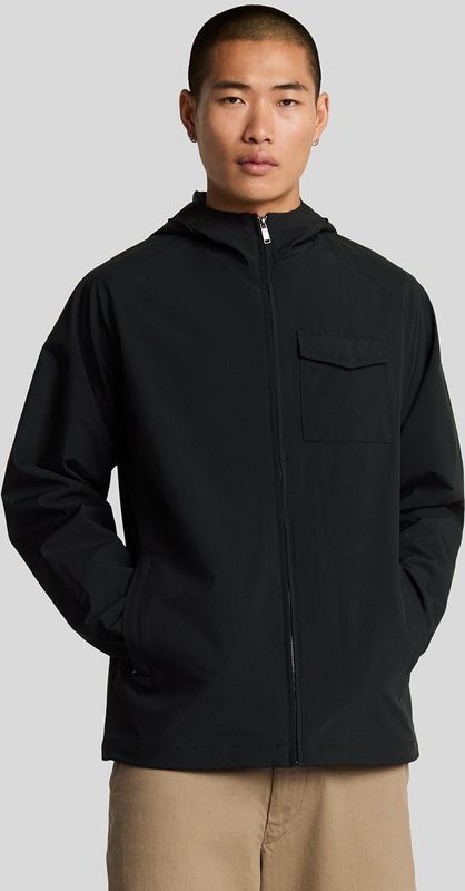 Lyle & Scott Hooded Transitional Jacket - Zwart